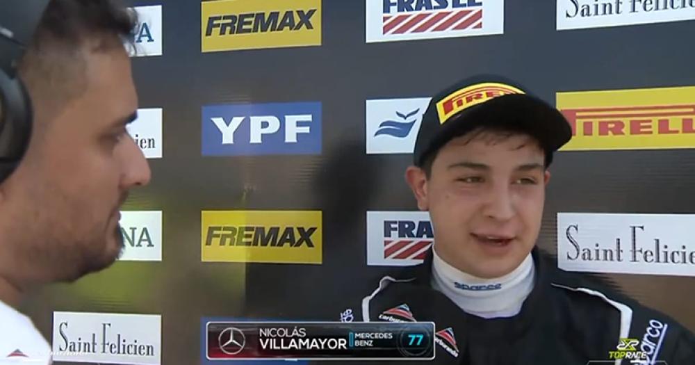 Doble podio para Nicolaacutes Villamayor en el Top Race Junior