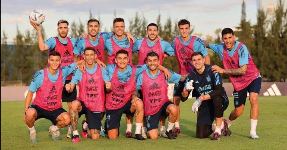 Pasó el primer entrenamiento de la Selección Argentina Campeona del Mundo