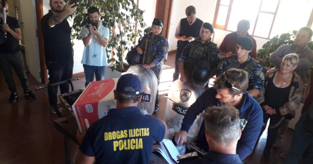 Se quemaron 50 kilos de droga en el crematorio de Loma de Paz