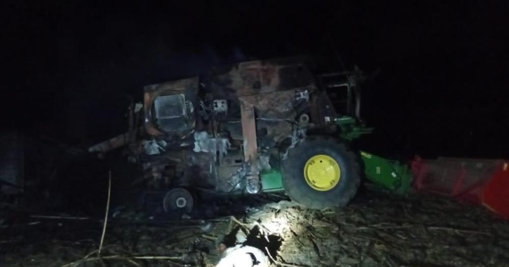 Dos muertos en un incendio desatado en un campo de Boliacutevar 