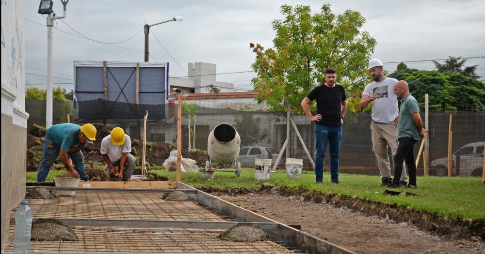 El intendente recorrioacute las obras en La Casa del Bicentenario