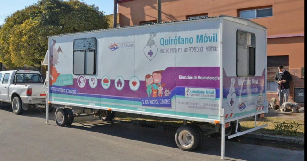 El Quiroacutefano Veterinario Moacutevil atenderaacute en el barrio Provincias Unidas