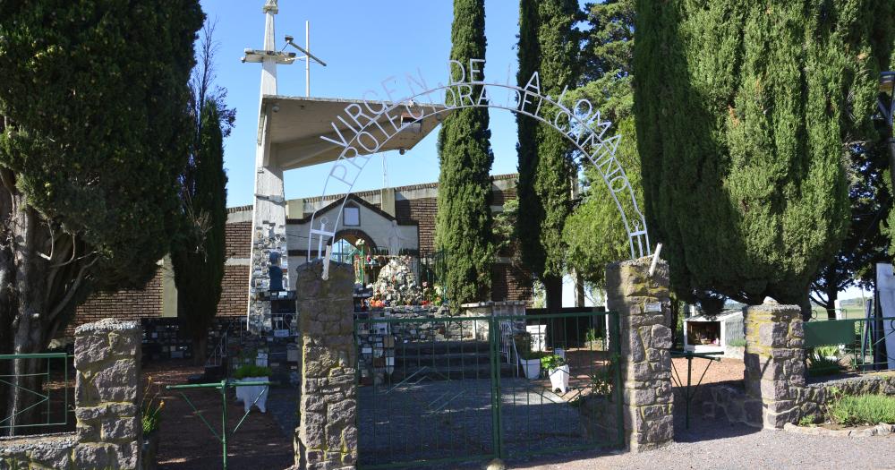 Vandalismo en el templete de la Virgen de La Loma