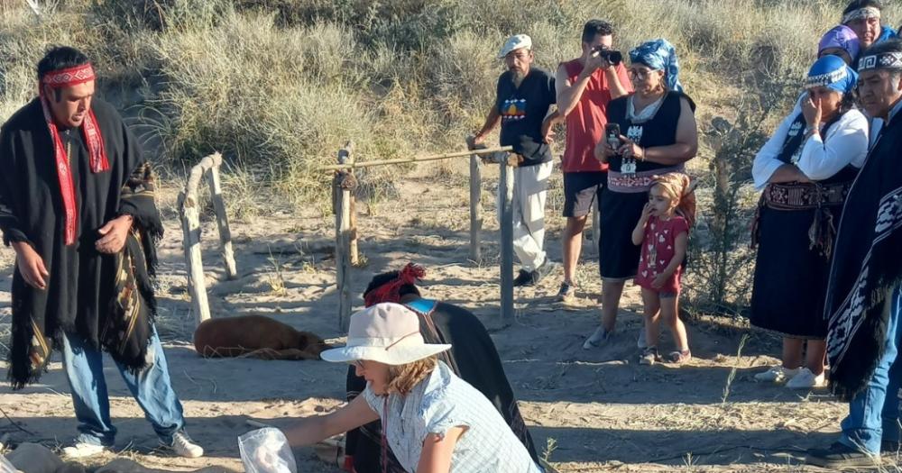 Arqueoacutelogas de la Unicen participaron de los actos de restitucioacuten de cuerpos indiacutegenas en Riacuteo Negro