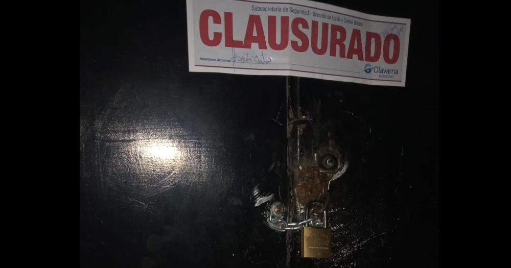 Clausuraron un bar por distintas irregularidades