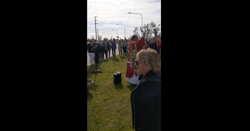 Semana Santa- en el Parque Avellaneda se celebroacute el Domingo de Ramos