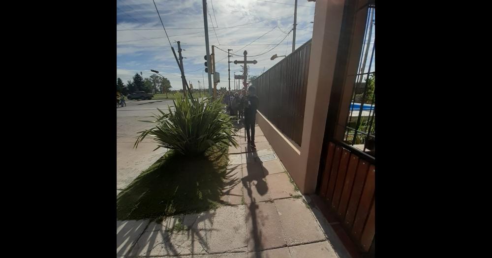 Semana Santa- en el Parque Avellaneda se celebroacute el Domingo de Ramos