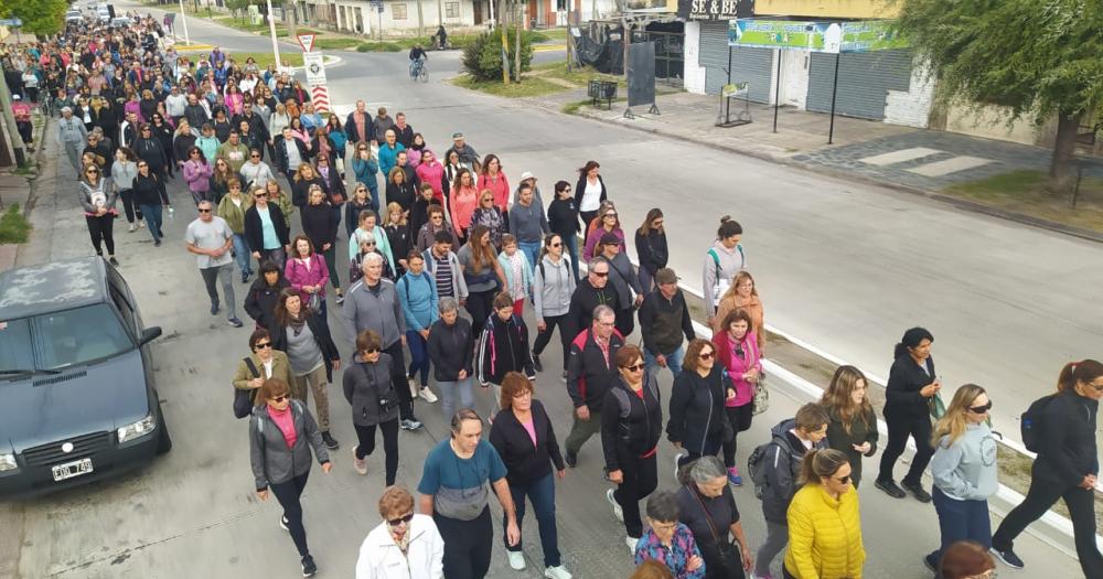 Se realizoacute la procesioacuten a la Virgen de la Loma