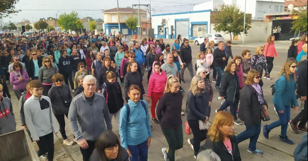 Se realizoacute la procesioacuten a la Virgen de la Loma