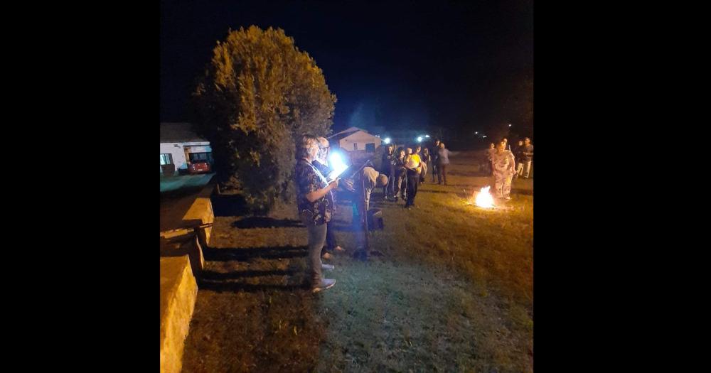 Imaacutegenes de la Vigilia Pascual en la parroquia San Cayetano