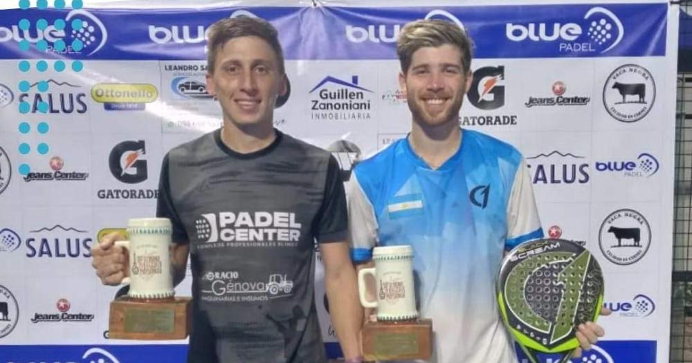 Matías Rivera e ignacio Lascioli ganaron el torneo de 500 puntos