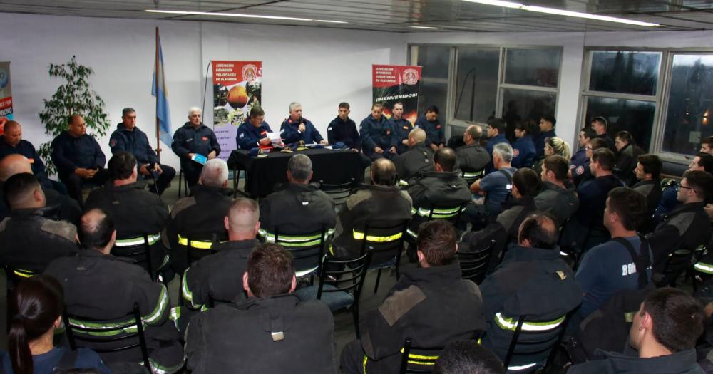 Comenzaron las capacitaciones de la Asociacioacuten de Bomberos Voluntarios