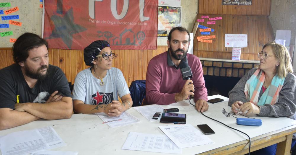 El Frente de Organizaciones en Lucha planea un nuevo acampe en la plaza