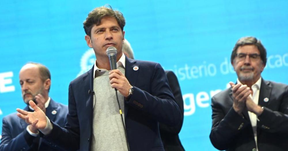 Kicillof dijo que buscar la reeleccioacuten seriacutea lo natural pero espera que el FDT decida