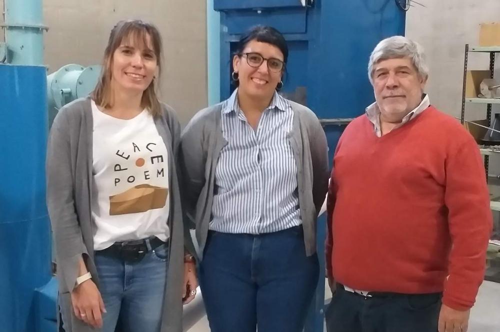 La Dra Cecilia Paulo Dra Gisela Córdoba y el Ing Fabi�n Irassar son responsables de llevar adelante proyectos vinculados con la minería regional desde la Facultad de Ingeniería