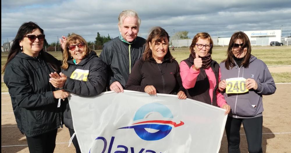 En la pista municipal Cecilia Marcovecchio los adultos mayores realizaron caminata