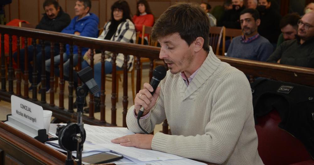 Marinangeli- Es una pena que Arouxet esteacute a favor de la explotacioacuten del uacutenico cerro que queda en Sierras Bayas