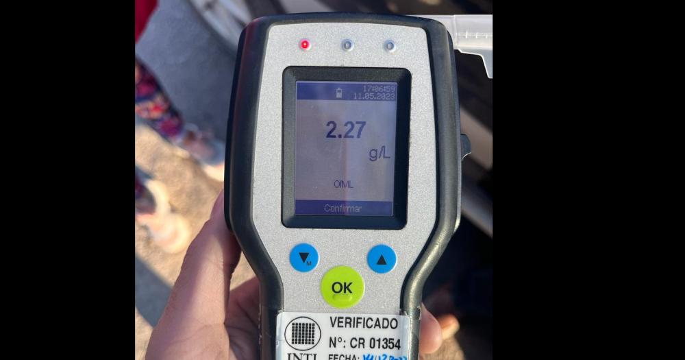 Circulaba con 227 gramos de alcohol en sangre y protagonizoacute un choque