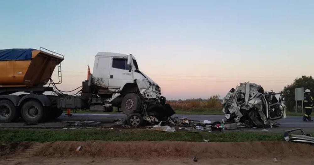 Una olavarriense se encuentra grave tras un choque en la ruta 3