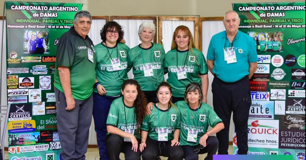 El equipo de bochas de la Asociación de Olavarría