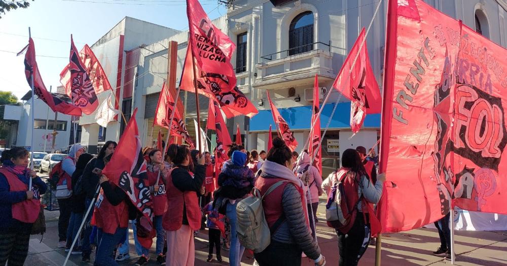 Imponente manifestacioacuten de organizaciones sociales- exigen poliacuteticas concretas para sectores populares