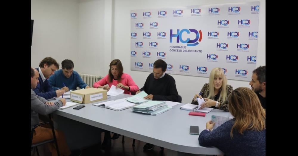 Este lunes se reunieron las comisiones de Infraestructura y Hacienda del HCD