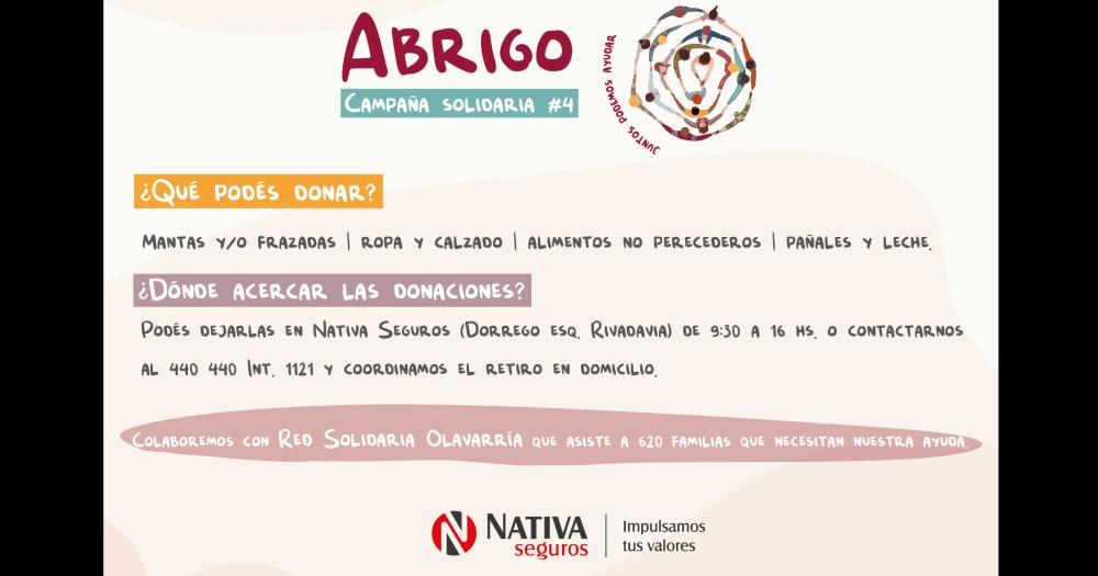 En medio de la campantildea Abrigo Red Solidaria busca sumar donaciones y una sede maacutes funcional