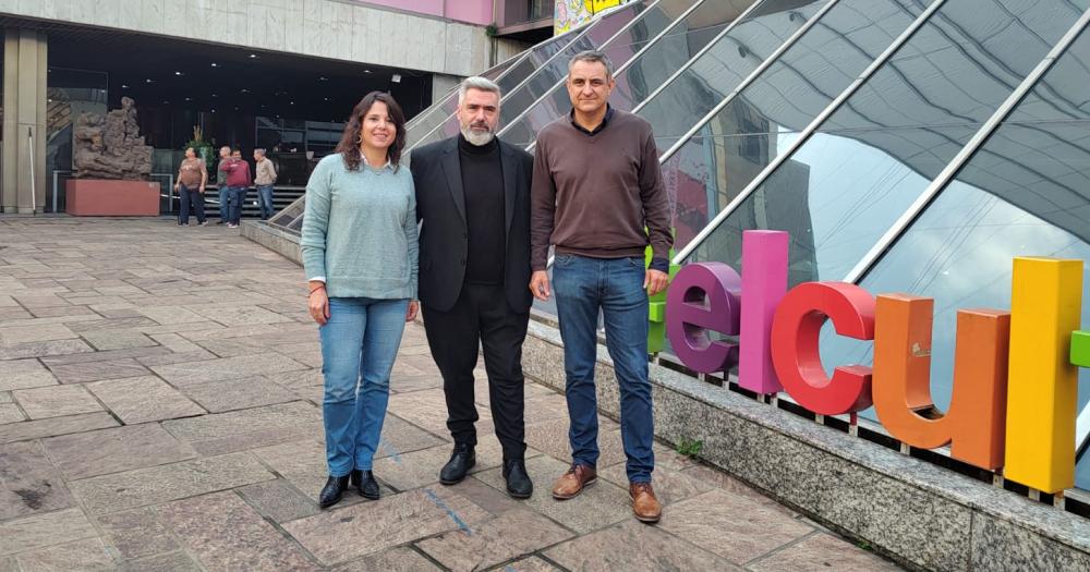 Vergel y Matrella visitaron el Centro Cultural San Martiacuten en CABA