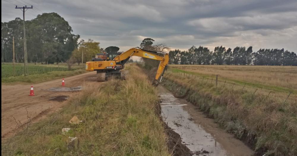 Obras en conductos pluviales de la ciudad