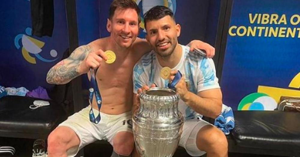 Para el Kun Messi buscoacute la felicidad