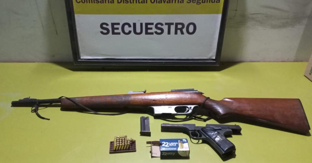 Secuestraron dos armas de fuego en allanamientos por violencia de geacutenero