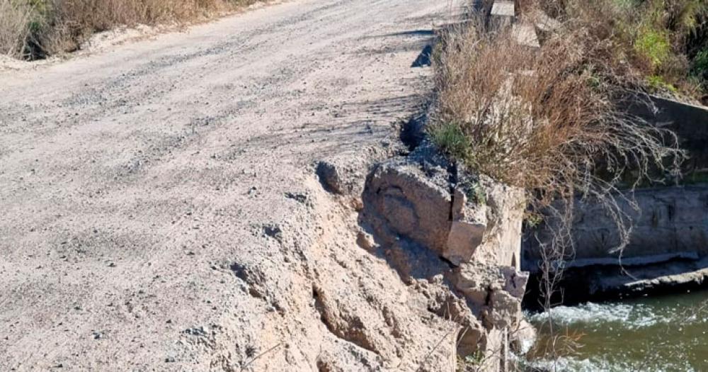 El bloque Foro Olavarriacutea - FR solicita reparacioacuten del Puente Cantildeizo en Colonia San Miguel