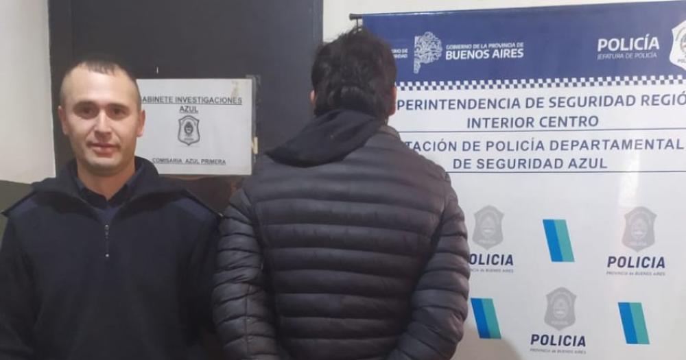 Un olavarriense fue detenido en Azul por violencia de geacutenero