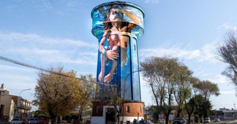 Un mural de Miramar realizado por un artista bonaerense fue elegido como el mejor del mundo