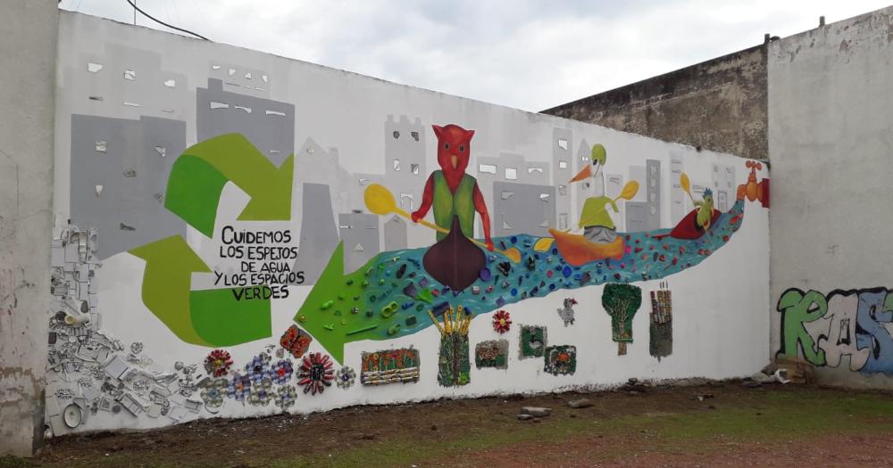 Un mural con un profundo significado ambiental