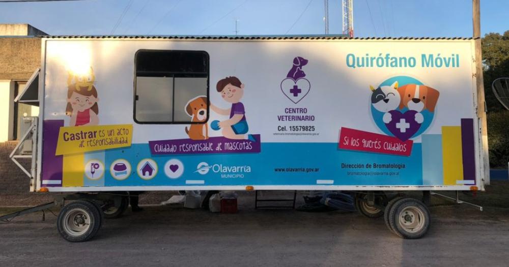 El Quiroacutefano Veterinario Moacutevil sigue su recorrida por la ciudad y localidades