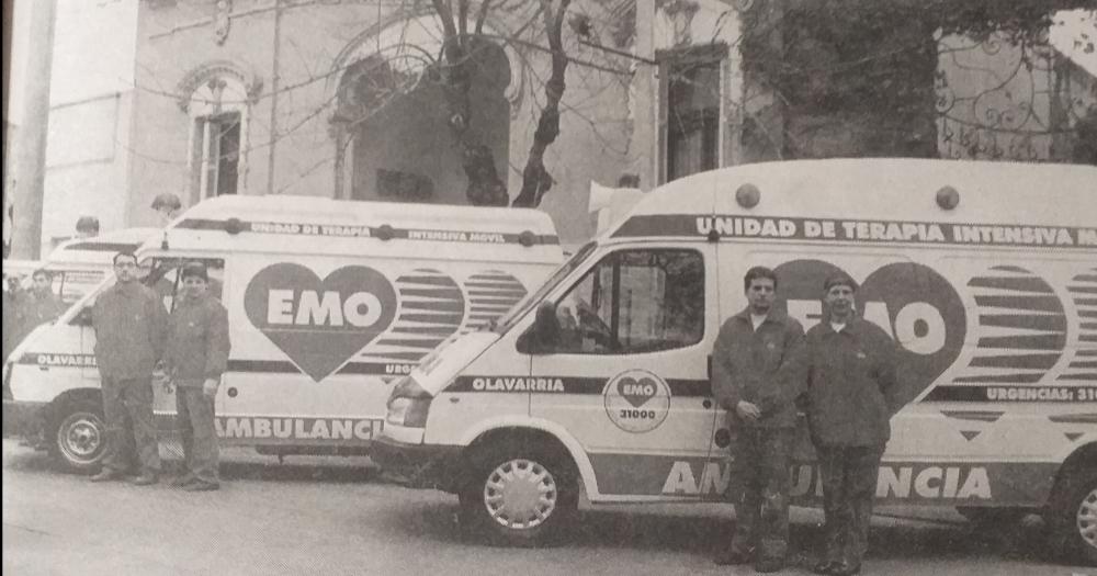 1998 La empresa de emergencias médicas EMO cumplía ocho años de actividad en la ciudad de Olavarría