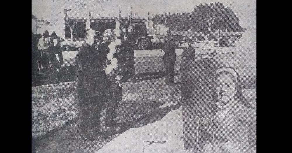 1973 Se recordaba la conmemoración de la Revolución Francesa de 1789 La Sociedad Francesa organizaba un acto en la Estatua de la Libertad ubicada en Brown y Colón