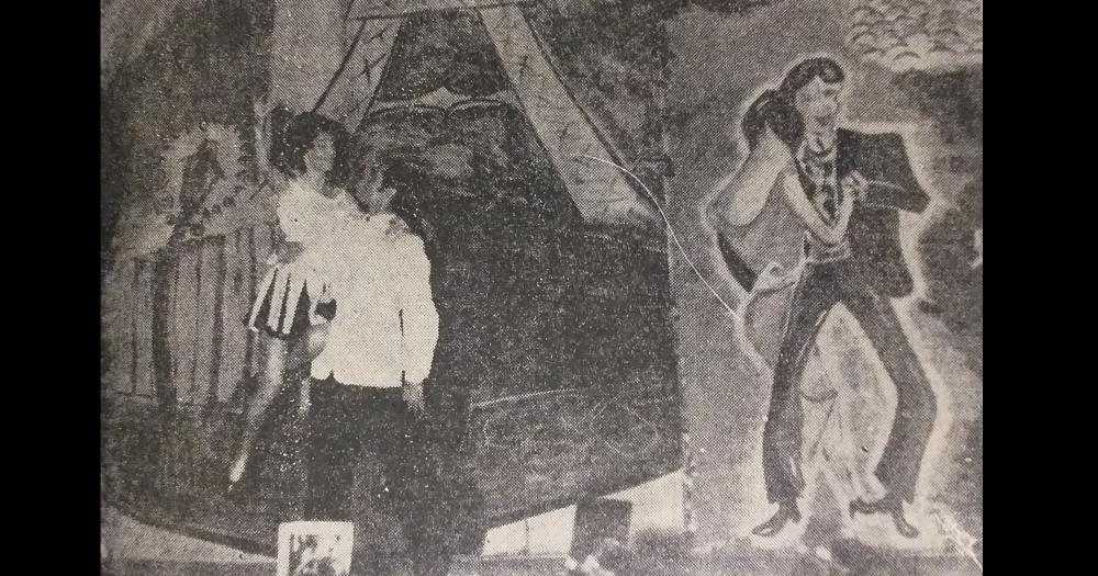 1973 En el Teatro Municipal la agrupación local Tangorama presentaba el espectculo Historia del tango