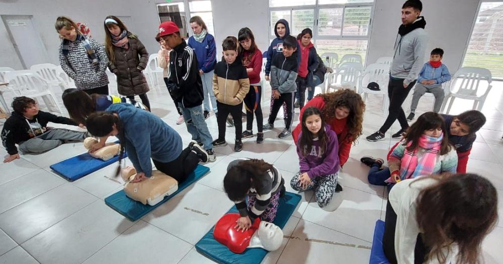 Cada vez mas personas capacitadas en RCP y primeros auxilios en la ciudad 