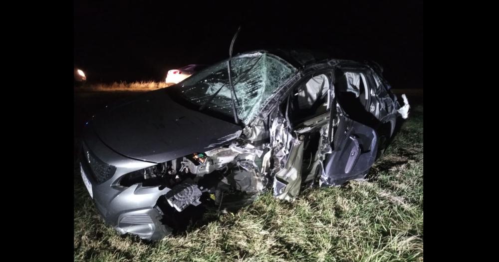 La Madrid- nuevo accidente en la traza de la ruta 67