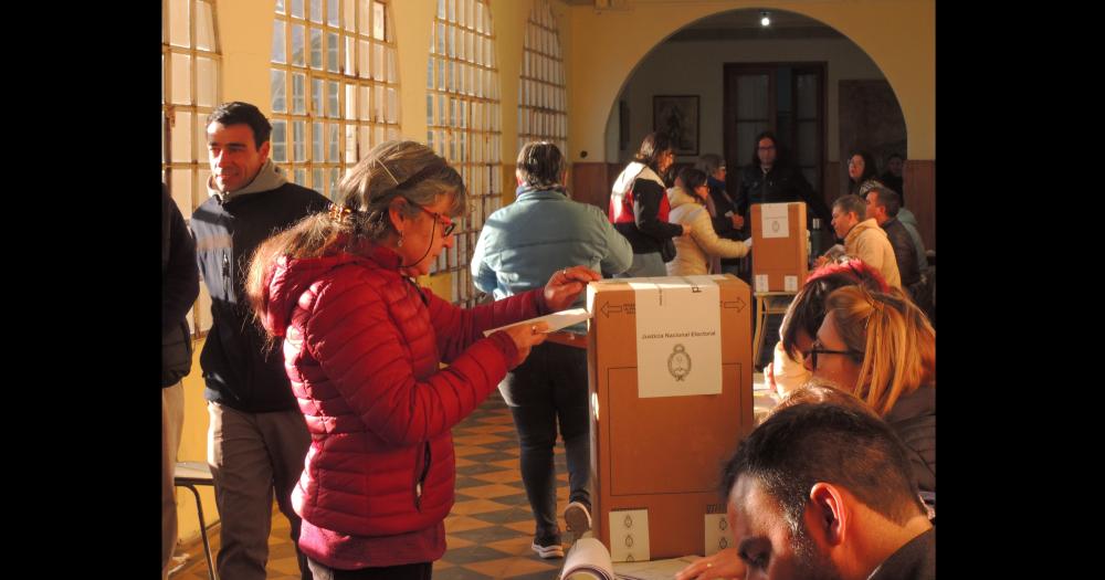 Las PASO en La Madrid transcurrieron sin mayores inconvenientes