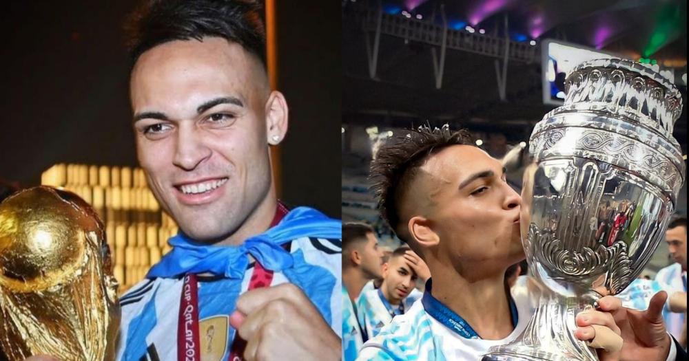 Lautaro Martinez festeja su cumpleantildeos nuacutemero 26 